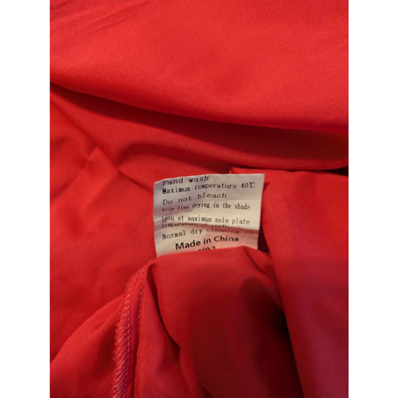 Women's Pink one shoulder summer Dress, Size large - Picture 4 of 4